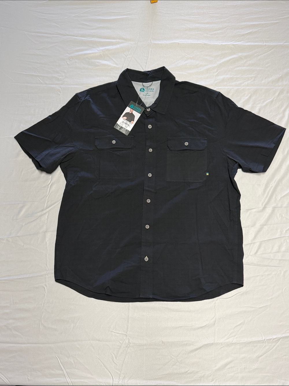 Sierra Designs Men's Short Sleeve Button-Down Shirt - Size XL